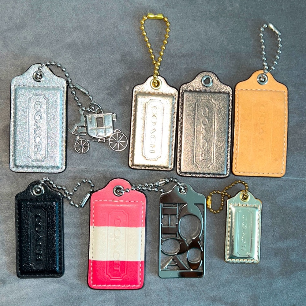 Lot of Coach Tags/Charms